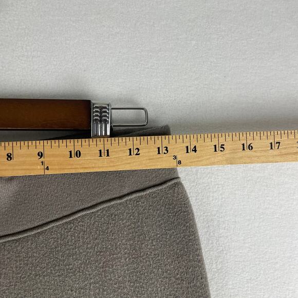 Zara Women's Pants Brown Stretch Ponte Knit SZ SM - Picture 4 of 7